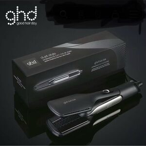 NWT ghd Duet Style 2-in-1 Hot Air Styler - Black & Silver Accents